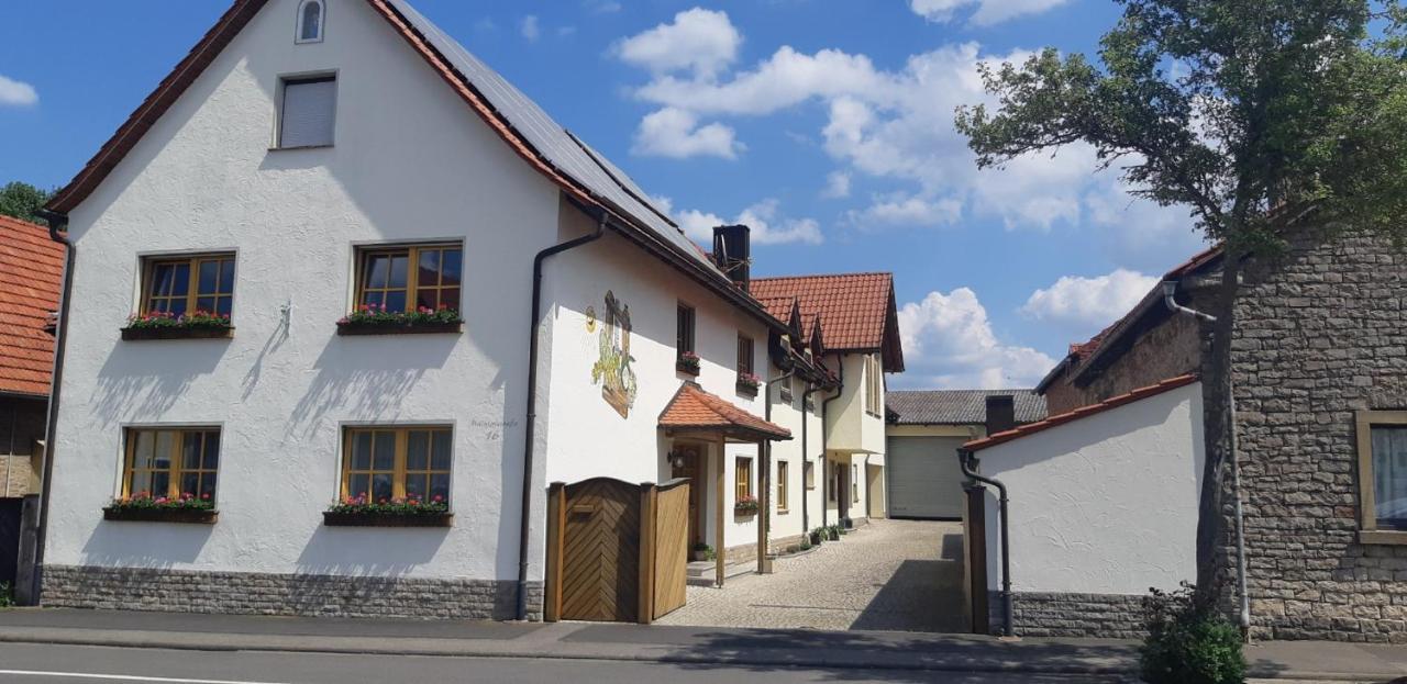 Ferienwohnung Rosenberger Kolitzheim Exterior foto